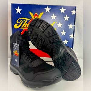 Men's Thorogood 813-6080 7" Black Lightweight Tactical Boots NIB Size 11.5W